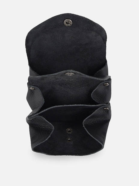 Portemonnee Leder Paul marius Zwart vintage GUSTAVE ander zicht 1